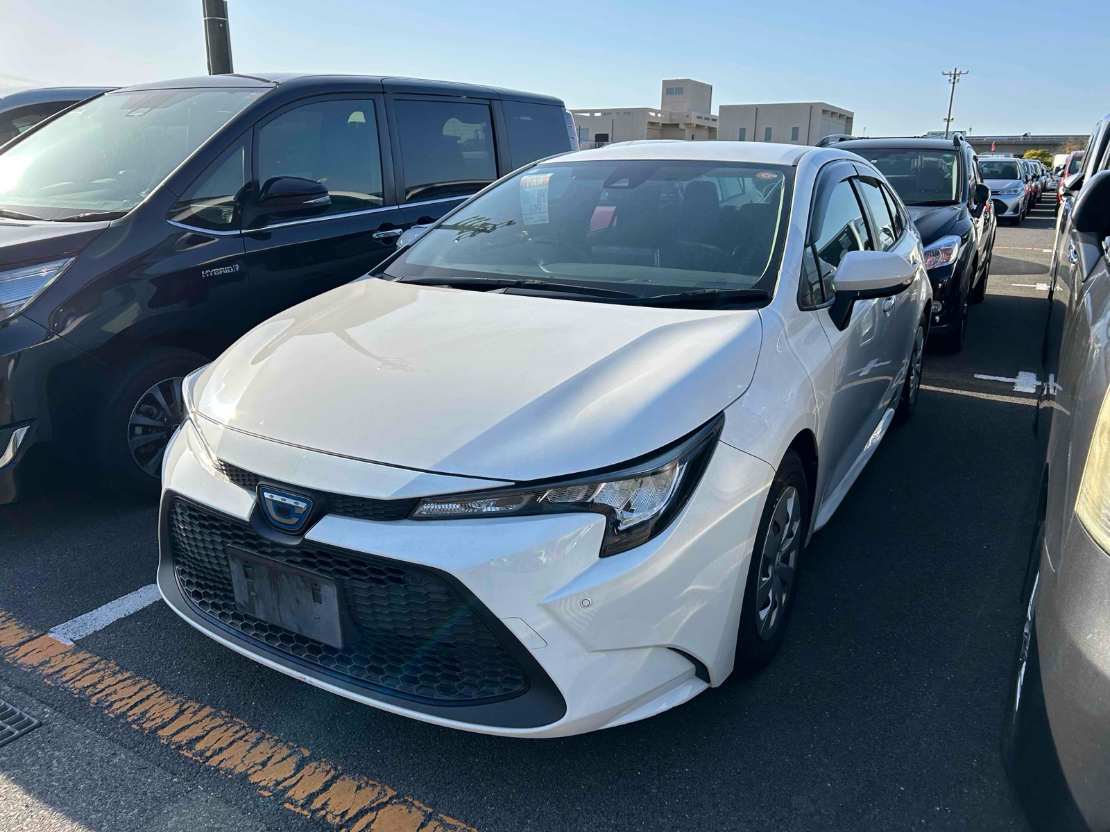 2021 TOYOTA COROLLA 3.5 auction-graded Japanese used car for sale export to United Kingdom 