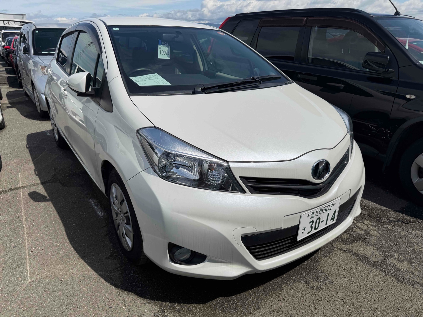 2014 TOYOTA VITZ 3.5 auction-graded Japanese used car for sale export to United Kingdom 