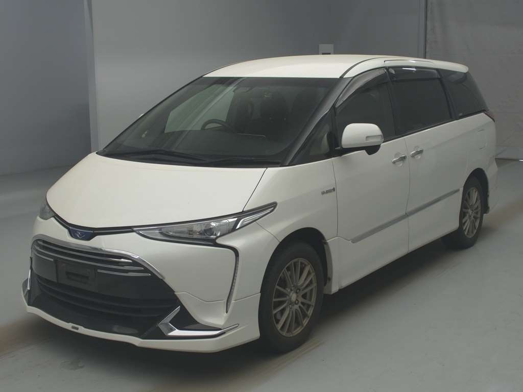 2017 TOYOTA ESTIMA HYBRID R auction-graded Japanese used car for sale export to Ireland 