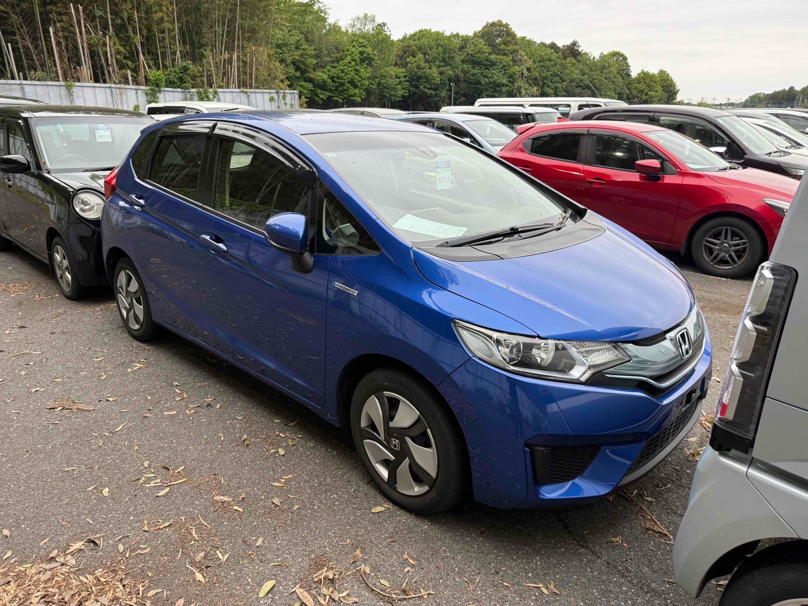 2015 HONDA FIT 4 auction-graded Japanese used car for sale export to United Kingdom 