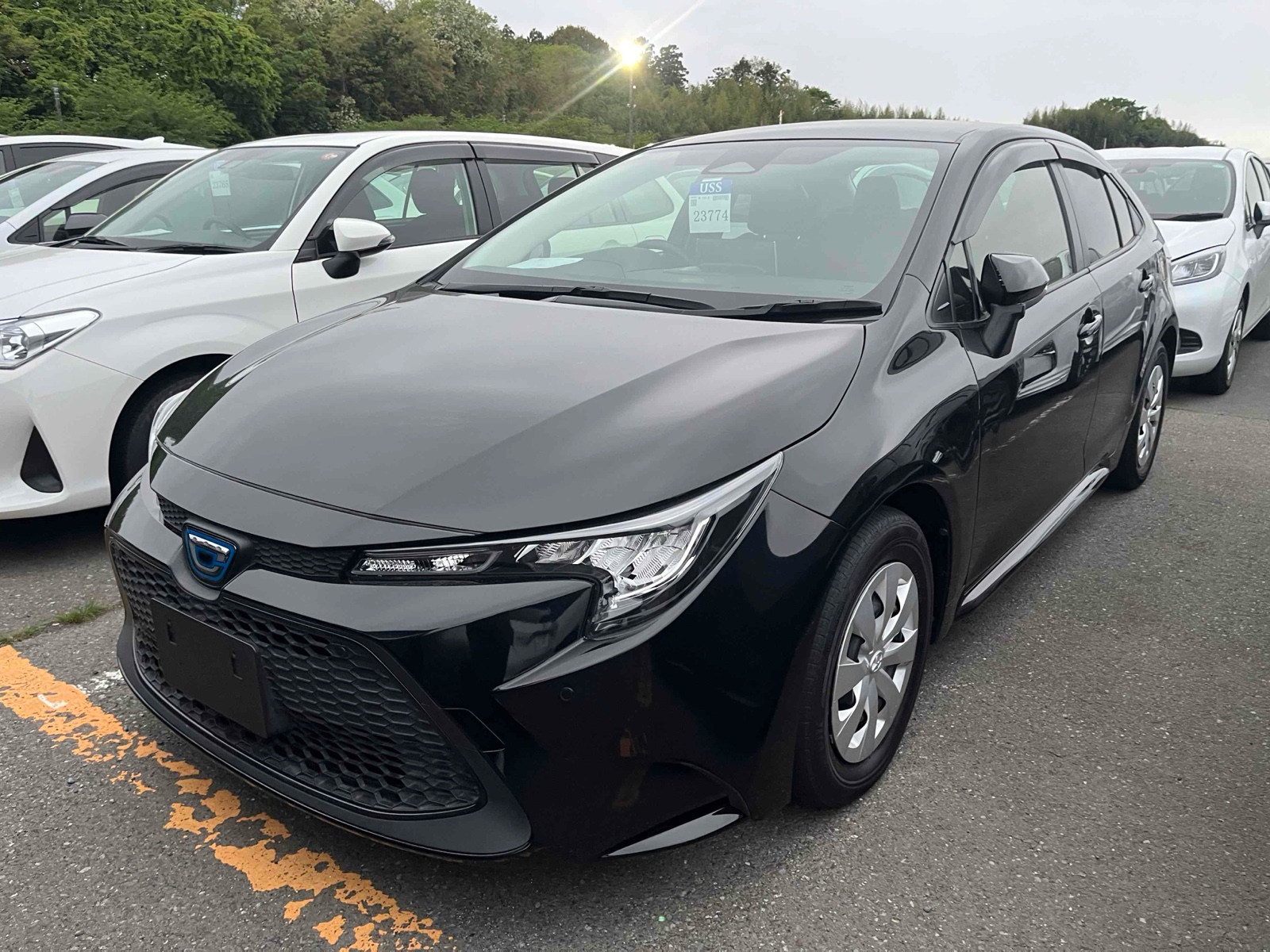 2023 TOYOTA COROLLA R auction-graded Japanese used car for sale export to United Kingdom 