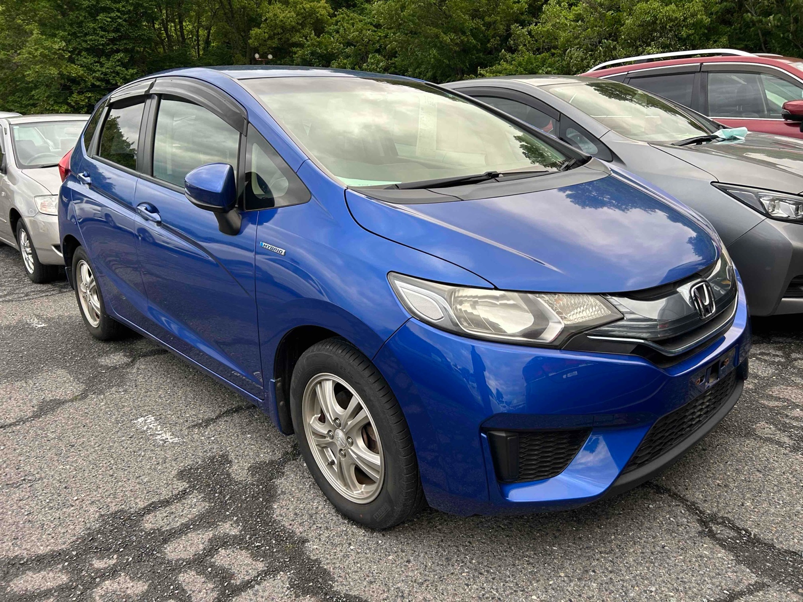 2015 HONDA FIT 4 auction-graded Japanese used car for sale export to United Kingdom 