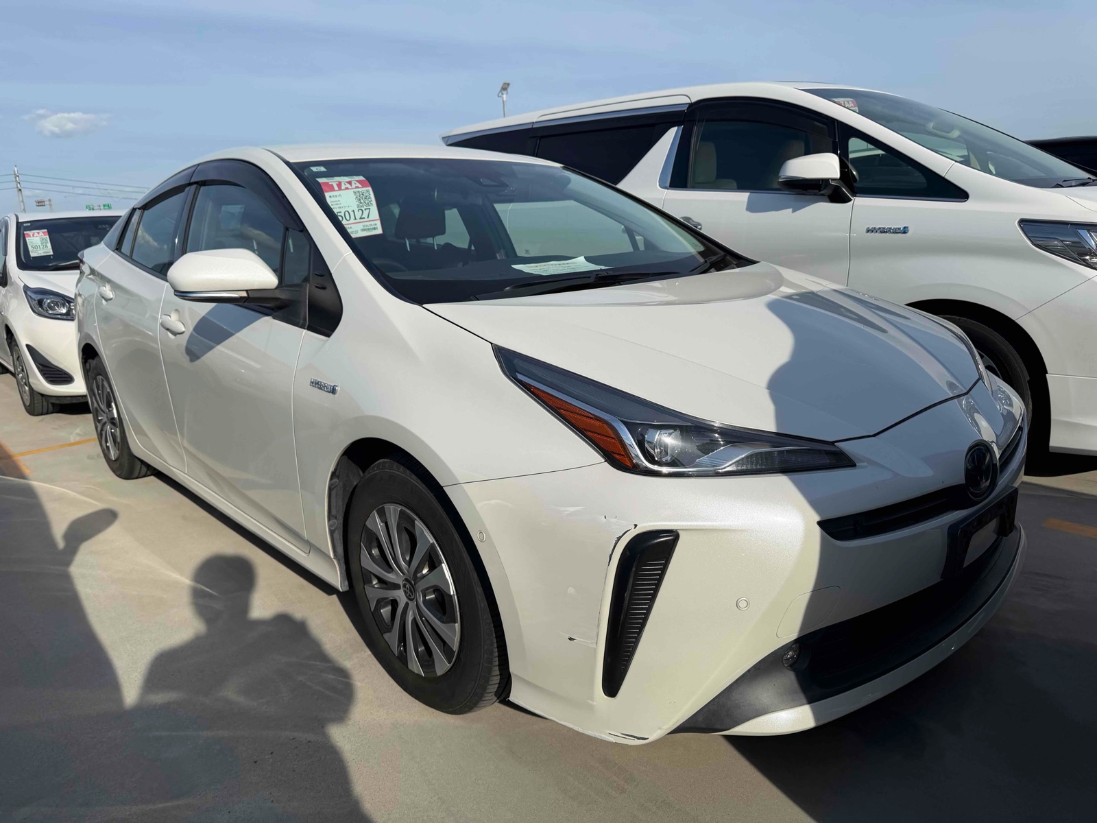 2019 TOYOTA PRIUS 3.5 auction-graded Japanese used car for sale export to United Kingdom 