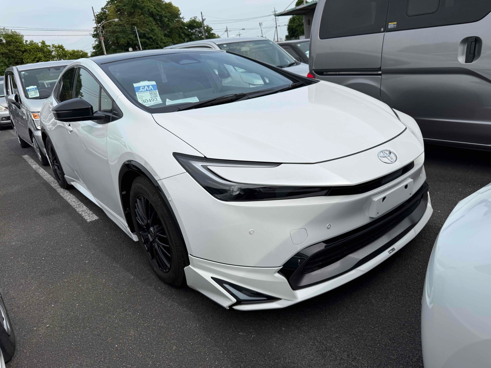 2023 TOYOTA PRIUS R auction-graded Japanese used car for sale export to United Kingdom 