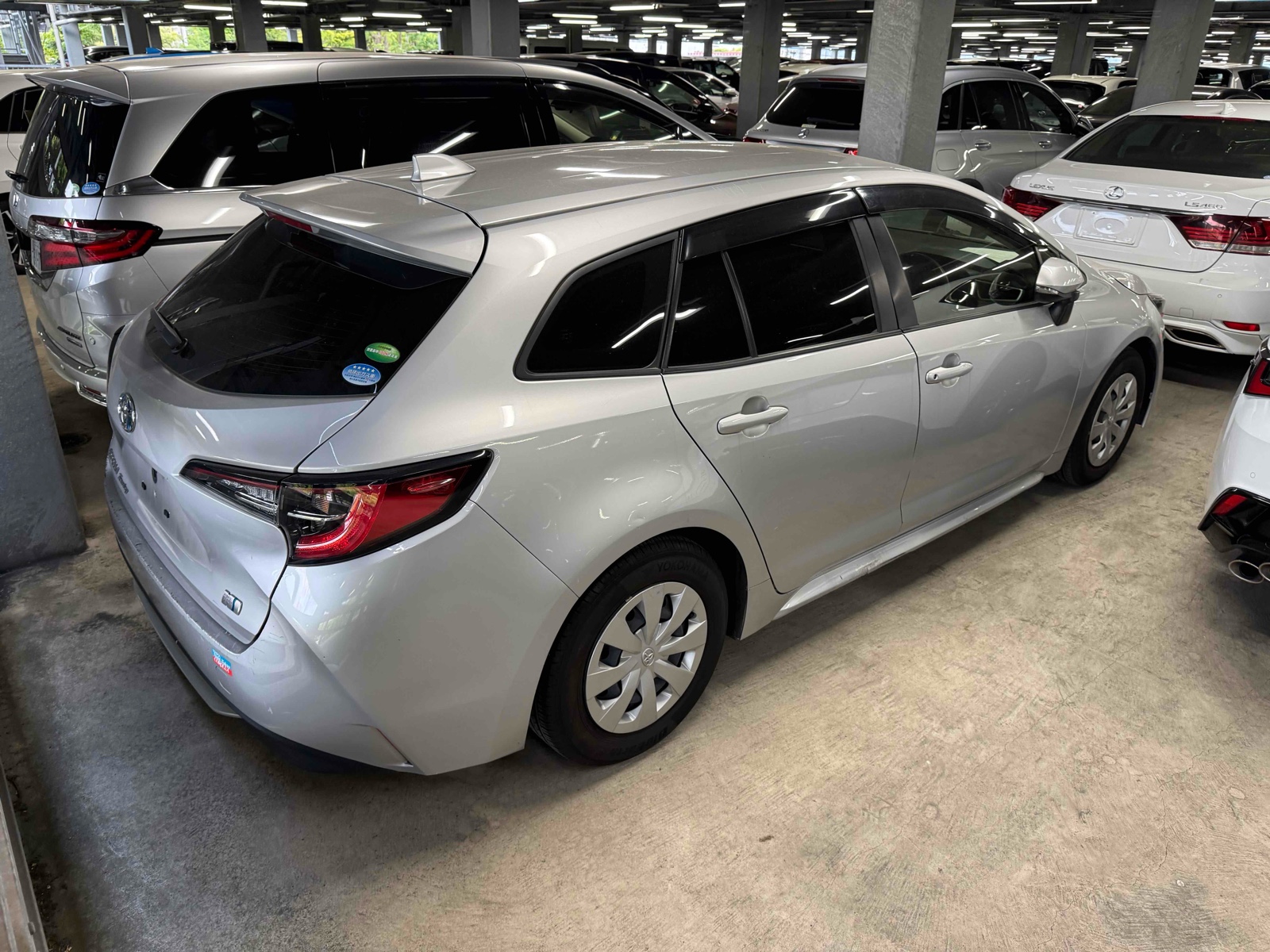 2021 TOYOTA COROLLA 3 auction-graded Japanese used car for sale export to United Kingdom 