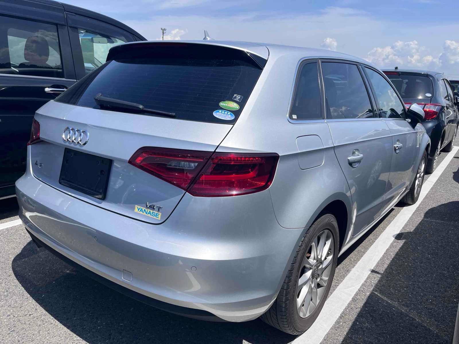 2013 AUDI A3 4 auction-graded Japanese used car for sale export to United Kingdom 