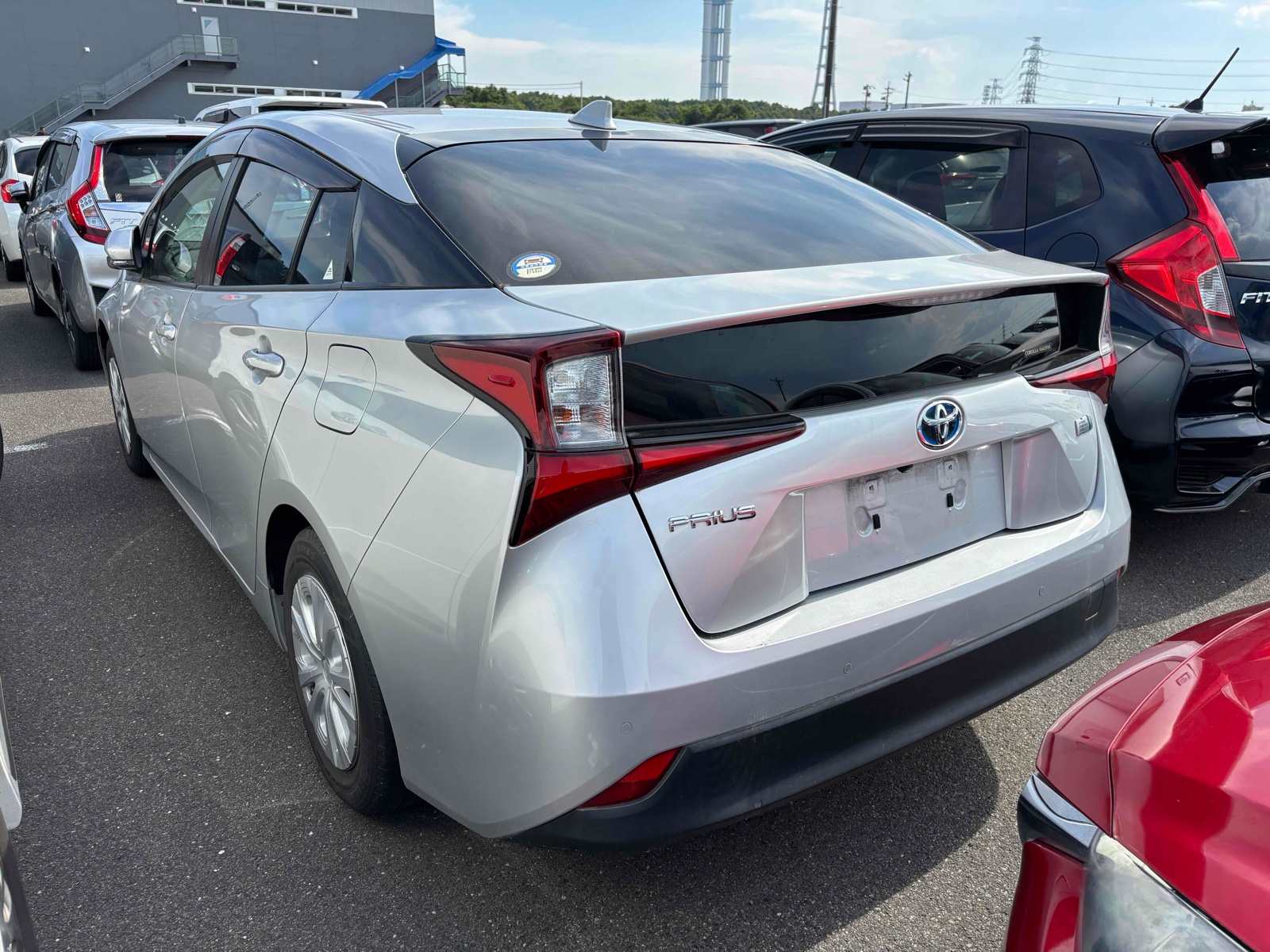 2021 TOYOTA PRIUS 3.5 auction-graded Japanese used car for sale export to United Kingdom 