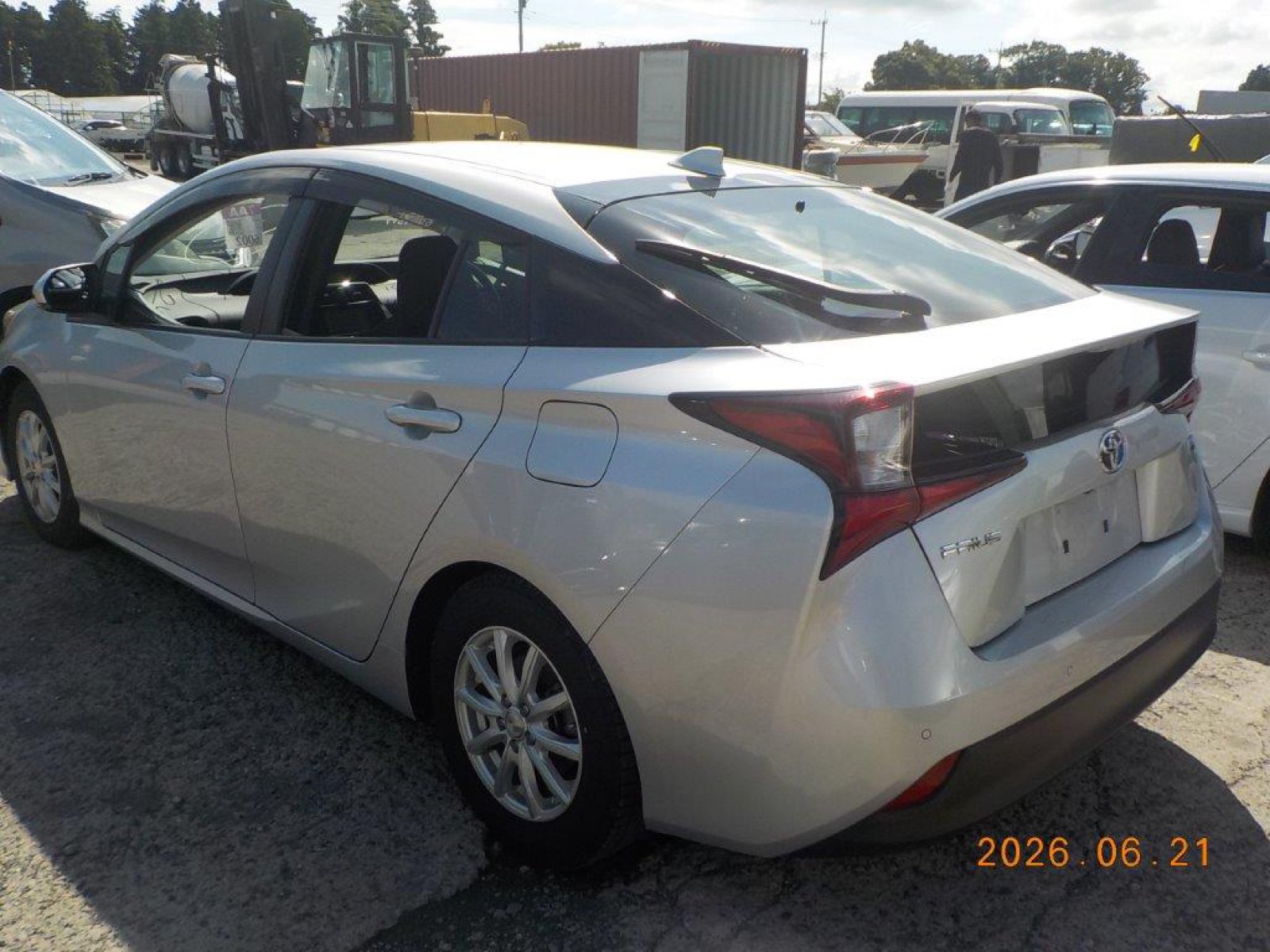 2021 TOYOTA PRIUS 4 auction-graded Japanese used car for sale export to United Kingdom 
