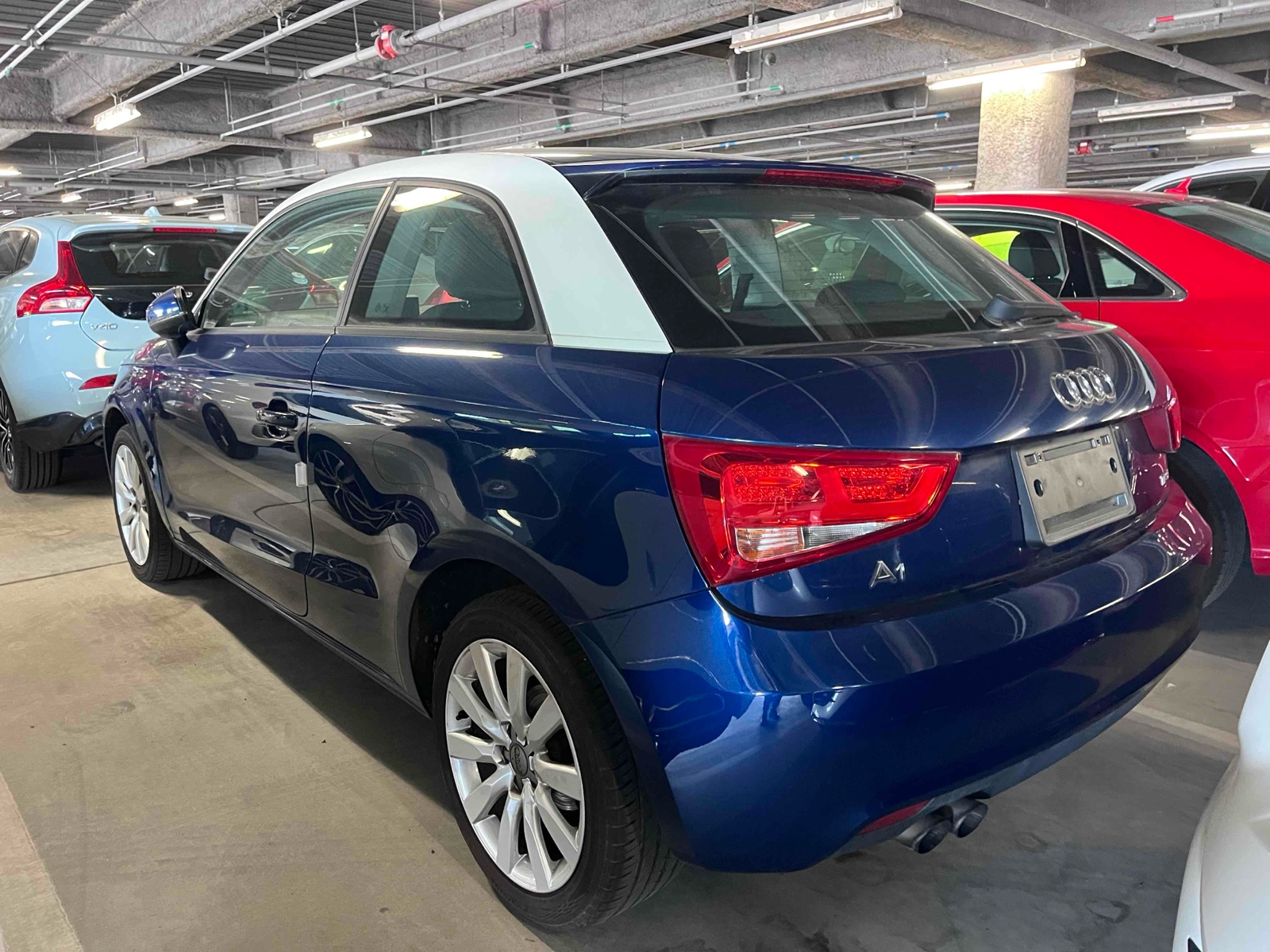 2015 AUDI A1 4 auction-graded Japanese used car for sale export to United Kingdom 